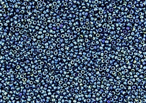 11/0 Miyuki Japanese Seed Beads - Indigo Iris Metallic #467