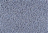 11/0 Miyuki Japanese Seed Beads - Opaque Grey Rainbow #489