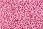 11/0 Miyuki Japanese Seed Beads - Dyed Opaque Pink #1370