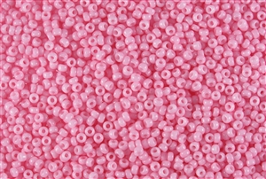 11/0 Miyuki Japanese Seed Beads - Dyed Opaque Pink #1370