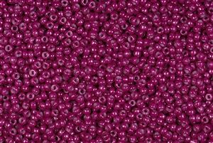 11/0 Miyuki Japanese Seed Beads - Dyed Opaque Purple Amaranth Wine #1376