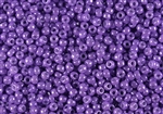 11/0 Miyuki Japanese Seed Beads - Dyed Opaque Wisteria Purple Luster #1377L