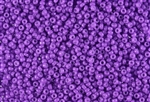 11/0 Miyuki Japanese Seed Beads - Dyed Opaque Amethyst #1381