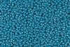 11/0 Miyuki Japanese Seed Beads - Dyed Opaque Teal Pacific Blue Luster #1471L