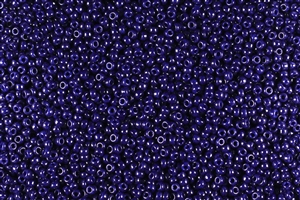 11/0 Miyuki Japanese Seed Beads - Dyed Opaque Deep Sea Navy Blue #1474