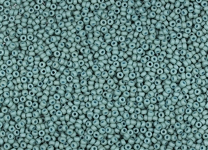 11/0 Miyuki Japanese Seed Beads - Opaque Seafoam Green Luster Matte #2028