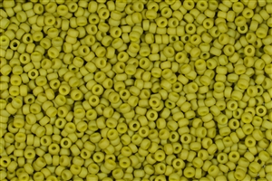 11/0 Miyuki Japanese Seed Beads - Opaque Pear Green Matte #2316