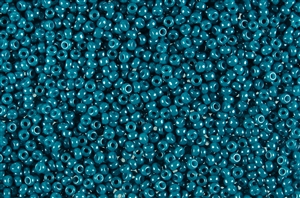 11/0 Miyuki Japanese Seed Beads - Dyed Opaque Earth Tone Turquoise Luster #2541L