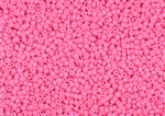 11/0 Miyuki Japanese Seed Beads - Dyed Opaque Cherry Blossom Pink Frosted #4769