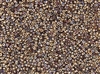 11/0 Miyuki Japanese Seed Beads with Czech Coating - Crystal Copper Rainbow