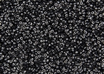 11/0 Miyuki Japanese Seed Beads with Czech Coating - Black Chrome Metallic