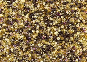 11/0 Miyuki Japanese Seed Beads - Wheatberry Mix