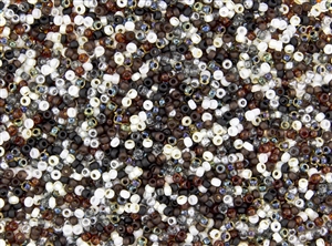 11/0 Miyuki Japanese Seed Beads - Pebblestone Mix
