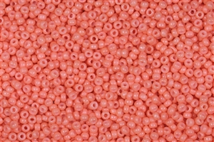 11/0 Miyuki Japanese Seed Beads - Duracoat Dyed Opaque Salmon #D4462