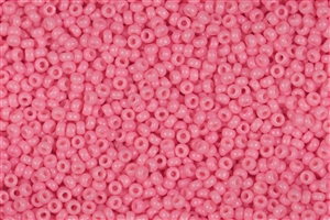 11/0 Miyuki Japanese Seed Beads - Duracoat Dyed Opaque Carnation Pink #D4463