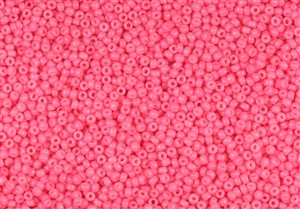 11/0 Miyuki Japanese Seed Beads - Duracoat Dyed Opaque Bubblegum Pink #D4467