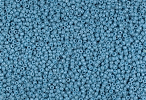 11/0 Miyuki Japanese Seed Beads - Duracoat Dyed Opaque Dusty Blue #D4479