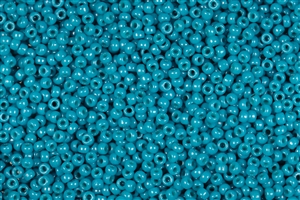 11/0 Miyuki Japanese Seed Beads - Duracoat Dyed Opaque Pacific Ocean Blue #D4483
