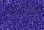 15/0 Miyuki Japanese Seed Beads - Violet Silver Lined Square Hole #30