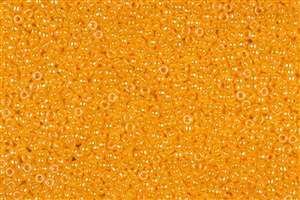 15/0 Miyuki Japanese Seed Beads - Opaque Mikado Yellow Luster #422D