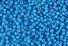 15/0 Miyuki Japanese Seed Beads - Dyed Opaque Blue Turquoise #1367