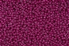 15/0 Miyuki Japanese Seed Beads - Dyed Opaque Purple Amaranth Wine #1376