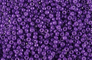 15/0 Miyuki Japanese Seed Beads - Dyed Opaque Lavender Luster #1378L