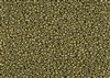 15/0 Miyuki Japanese Seed Beads - Opaque Golden Olive Luster Matte #2032