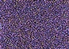 15/0 Miyuki Japanese Seed Beads - Transparent Galactic Purple Iris #2292