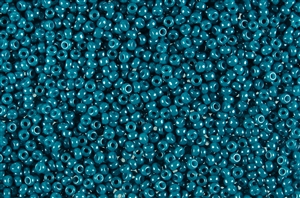 15/0 Miyuki Japanese Seed Beads - Dyed Opaque Earth Tone Turquoise Luster #2541L