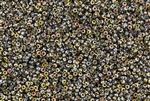 15/0 Miyuki Japanese Seed Beads with Czech Coating - Crystal Marea