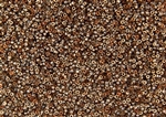 15/0 Miyuki Japanese Seed Beads with Czech Coating - Crystal Capri/Apollo Gold