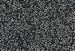 15/0 Miyuki Japanese Seed Beads with Czech Coating - Black Apricot Medium