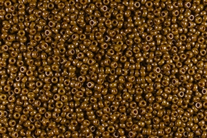 15/0 Miyuki Japanese Seed Beads - Duracoat Dyed Opaque Sienna #D4459