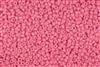 15/0 Miyuki Japanese Seed Beads - Duracoat Dyed Opaque Carnation Pink #D4463