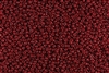 15/0 Miyuki Japanese Seed Beads - Duracoat Dyed Opaque Red #D4469