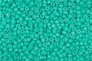 15/0 Miyuki Japanese Seed Beads - Duracoat Dyed Opaque Seafoam #D4472