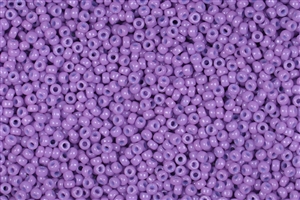 15/0 Miyuki Japanese Seed Beads - Duracoat Dyed Opaque Lilac Purple #D4486