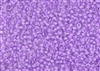 6/0 Matsuno Japanese Seed Beads - Luminous Light Purple Lined Crystal #222