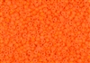 6/0 Matsuno Japanese Seed Beads - Milky Neon Orange Frosted #F205