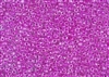 8/0 Matsuno Japanese Seed Beads - Luminous Violet Phlox Lined Crystal #209C