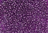 8/0 Matsuno Japanese Seed Beads - Plum Frosted Stardust #F323