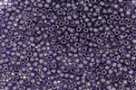 8/0 Matsuno Japanese Seed Beads - Amethyst Frosted Stardust #F323B