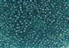 8/0 Matsuno Japanese Seed Beads - Teal / Blue Zircon Frosted Stardust #F323C
