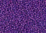 8/0 Matsuno Japanese Seed Beads - Cosmic Purple Frosted #F352