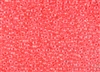 11/0 Matsuno Japanese Seed Beads - Luminous Coral Lined Crystal #206