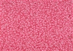11/0 Matsuno Japanese Seed Beads - Cherry Blossom Pink Lined Crystal #207