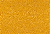 11/0 Matsuno Japanese Seed Beads - Opaque Sunflower Yellow Rainbow #404DR