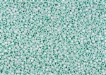 11/0 Matsuno Japanese Seed Beads - Opaque Mint Green Luster #431K