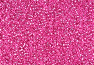 11/0 Matsuno Japanese Seed Beads - Pink Silver Lined #806